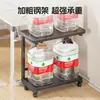 Soporte para torre de computadora, base móvil para gabinete, estante de almacenamiento con ruedas para escritorio de pie