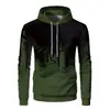 Moletom Pulôver Casual Esportivo 3D Masculino de Manga Longa Cor Sólida Novo Primavera e Outono Transfronteiriço, Modelagem Solta