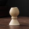 Decoração simples de castiçais de cerâmica, estilo europeu moderno criativo à luz de velas, decoração de mesa de jantar, adereços de tiro, suprimentos de adoração