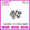 AKW Angke SG10RS tamanho 4*13 * 6mm rolamento em U de precisão rolamento de trilho deslizante suave