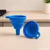 Embudo Dispensador Pequeño de Silicona Mini Antifugas Plegable Almacenamiento Cosméticos Embudo para Vino