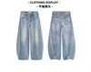Jeans Retro Americanos Guadaña Hombres 2026 Otoño Nuevo Sentido del Diseño Sueltos Rectos Pierna Ancha Hasta el Suelo Pantalones Guadaña
