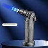 Pistola de spray criativa de três chamas de sopro direto forte à prova de vento a fogo fixo/fogo de trava charuto moxabustão churrasco ao ar livre Universal