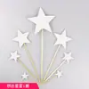 Bandera de Amor Estrellas Felices con Purpurina Día de San Valentín Hermosa Romántica Propuesta Decoración para Pastel de Cumpleaños Tarjeta