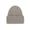 Suministrado Directamente por el Fabricante, Gorro Tejido de Piel de Conejo con Rayas Verticales y Ala Ancha, Nuevo Modelo Transfronterizo, Cálido Sombrero de Moda para Otoño e Invierno que Protege las Orejas