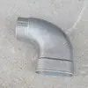 Conector de Alumínio 40*80 Tubo Oval Cabeça Móvel Cabeça Universal Adaptador de Corrimão para Guarda-Corpo de Estrada Junta Móvel Ajustável