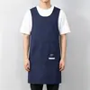 Mono de moda chic para todas las estaciones, repelente al agua, resistente a las manchas, delantal de cocina, para cocinar, para el hogar, para comer, ropa de trabajo para mujer, a prueba de aceite