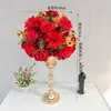 Flores de Mesa Galvanizadas Decoração de Mesa de Casamento Hotel Flor Bar Decoração de Banquete Arranjo de Flores para Mesa de Jantar em Casa