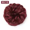 Moño de Cabello Peluca Anillo Peluca Influencer Femenina Cabello Real Moño Esponjoso Herramienta para el Cabello Moño de Peluca Esponjosa Accesorio para el Cabello Estilo Antiguo