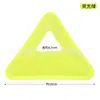 Disco Marcador Triangular, Placa Marcadora para Treinamento de Futebol, Marcador de Canto de Futebol, Obstáculo para Treinamento de Futebol, Borracha Macia, Durável e Resistente a Pisoteio