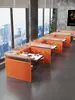 Cabina de Arte de Hierro y Vidrio Sofá Divisoria Baja Barra para Hot Pot Barbacoa Tienda de Té con Leche Valla de Pasillo Decoración Moderna Simple