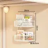 Cesta colgante para dormitorio estudiantil para guardar especias, jengibre y ajo; cesta escurridora de pared; una solución de almacenamiento de cocina imprescindible que no requiere taladrar agujeros
