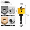 Broca Abridora de Agujeros Metálicos para Taladro Eléctrico con Vástago Hexagonal para Chapa de Hierro, Caja Eléctrica, Pladur, Carpintería, Plástico, Acrílico
