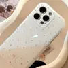 Capa Colorida de Estrelas para Tela Cheia do Telefone Apple 16 Adequada para iPhone 18 Pro Max Capa Macia 14 Camada Dupla com Glitter 17 Estilo Coreano 13