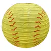 Conjunto de Lanternas de Papel com Tema Esportivo de Baseball e Vôlei para Banquetes de Celebração, Festas de Aniversário, Eventos em Bares e Montagem de Fotos