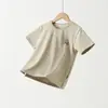 Camiseta Personalizada Infantil Masculina Gola Redonda Toque Fresco Manga Curta Absorvente de Suor Secagem Rápida, Camiseta Curta Fina Manga Meia Manga Infantil para Crianças Maiores