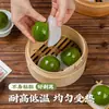 Forminhas de Papel Verdes para Uso Doméstico, Papel Descartável à Prova de Óleo para Cozinhar Pães no Vapor, Papel à Prova de Gordura para Assar