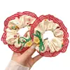 Elástico de Cabelo com Laço para Coque, Acessório de Cabelo Scrunchie de Alta Qualidade, Corda de Cabelo Elástica Suave e Elegante