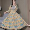 Calidad de comercio exterior Marca Tailandesa Algodón Vestido estilo étnico Xinjiang Qinghai Sanya Tailandia Turismo Yunnan Falda de playa