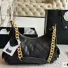 Bolso de Hombro/Axila Multibolsillos Estilo Nuevo Inspirado en Chanel 25C Bolso de Motocicleta Bolso Cruzado Hobo Hippie Bolso de Hombro para Mujer de Moda