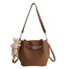 Bolso Pequeño Retro de Gama Alta para Mujer 2026 Nueva Moda Versátil Bolso Cruzado Exquisito Bolso de Hombro Debajo del Brazo Bolso Cubo