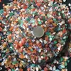 Piedra Yuhua Natural Ágata de Colores Decoración de Paisajismo para Acuario Hidropónico Suculentas Decoración de Pavimentación Maceta Piedras de Colores Siete Colores