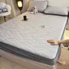 Juego de Tres Piezas de Alfombrilla de Seda de Hielo Jacquard Morado Estilo Ins, Alfombrilla Suave Refrescante de Verano para Aire Acondicionado para Uso en Casa, Alfombrilla Lavable a Máquina