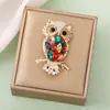 Sentido del Diseño Clase Nicho Pin Elegante para Fijar Ropa Accesorios de Broche de Animal Elegantes Ideas de Regalo Navideño para Mujeres