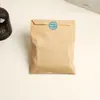 Bolsas de Regalo de Papel Kraft de Color Sólido, Estilo en Blanco sin Estampar, Bolsas Versátiles de Almacenamiento para Productos Horneados Hechos a Mano y Recuerdos