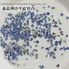Pedras de Strass Zircônia Azul Claro Chanfrada para Nail Art, Populares nas Redes Sociais, Super Brilhantes DIY Cor Natural Não Desbota Strass para Unhas com Fundo Plano