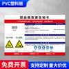 Ruido Polvo Alta Temperatura Peligro de Enfermedad Profesional Tarjeta de Notificación Tablero de Anuncios de Higiene Tarjeta de Información Taller de Fábrica Poste Viento