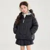 Ropa de Invierno de Algodón para Niñas 2026 Nueva Elegante Chaqueta Acolchada para Niña Grande Abrigo de Algodón Engrosado Chaqueta Corta de Algodón de Invierno para Niños