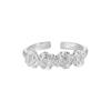 Anillo de Flor de Camelia Estilo Antiguo para Mujer Estilo Frío Plata Esterlina S925 Nicho Sentido Avanzado Estilo Fragante Anillo de Flor