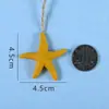 Corda de Cânhamo Decorativa DIY Mediterrânea Pequeno Pingente Criativo Mini Decoração de Parede Acessórios Feitos à Mão Barco de Pesca Âncora Pingente para Jardim de Infância