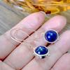 Rongyu desea Pendientes de Lapis Lázuli Natural de Venta Caliente en AliExpress Pendientes de Bola Astronómica Giratoria Creativos Retro Europeos y Americanos