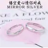 Liquidación Moda Anillo Abierto Anillo de Pareja Zirconia Diamante para Mujer Corona de Seis Garras Anillo de Boda Joyería al por Mayor