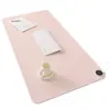 Alfombrilla de escritorio extragrande y alfombrilla para ratón integradas para uso en oficina de escritorio, teclado de portátil, bloc de escritura de cuero, alfombrilla de escritorio para inauguración de casa