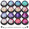Cross-border atacado 2mm quadrilátero retangular laser glitter lantejoulas ultra-fino cor mágica olho maquiagem unha polonês nail art jóias