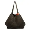 Estampa de Leopardo Grande Capacidade Casual Estiloso Moda 2026 Primavera Nova Tendência Bolsa de Mão Bolsa Tote de Ombro para o Trabalho para Mulheres