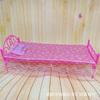 Ropa de cama doble de lujo para muñeca de 30 cm para niños, almohada, edredón, muebles de juguete para casa de juegos