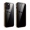 Funda para Teléfono Móvil Adecuada para Iphone18Promax Magnética Apple Alta Definición Anti-Espionaje Vidrio de Doble Cara Metal Succión Magnética Funda