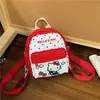 Lindo Gatito Hello Kitty Peluche Mochila de Hombro Portátil Corazón de Niña Mochila Linda de Calle Regalo