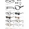 El nuevo armazón de gafas versátil TR90 de armazón pequeño transfronterizo de lente plana se puede equipar con miopía comercio exterior tendencia cómoda atractivo 670