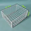 Cesta de malla de hierro, caja de almacenamiento, cesta extraíble para armario, cesta de almacenamiento de frutas y verduras, cesta para armario, caja de almacenamiento de ropa, expandible