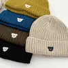 Gorro de Lana para Bebé Estilo Otoño e Invierno Oso con Bordado de Letras Pequeñas Gorro de Punto 0-3 Años Gorro de Punto para Bebé Invierno