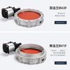 Válvula borboleta pneumática para pó V2FS flange dupla/simples DN100-600 mistura de cimento em pó liga de alumínio V1FS