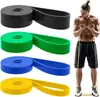 Set de bandas de resistencia TPE, banda elástica de fitness, set de bandas de tensión para entrenamiento de fuerza, gimnasio, banda de tensión para el hogar