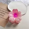 Grampo de Cabelo Novo de Alta Qualidade para Feriado na Praia Flor de Ovo Acessórios de Cabelo Presilha Prendedor de Cabelo Meio Preso Grande Clip de Garra Cruzamento Europa e América