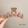 Pinza para el pelo versátil estilo coreano dopamina pinza de tiburón japonesa y coreana accesorio para el pelo pinza grande de alta gama para la parte posterior de la cabeza
