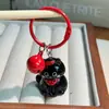 Lindo zorro de dibujos animados, gatito, elefante, llavero de campana, colgante 3D de bolsa de zoológico, regalo para estudiantes y novias